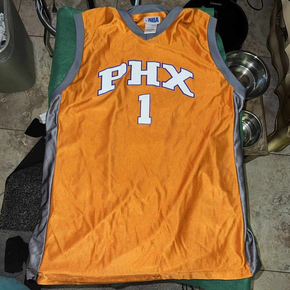 Phoenix Suns #1 Amare Stoudemire Large Orange NBA Jersey